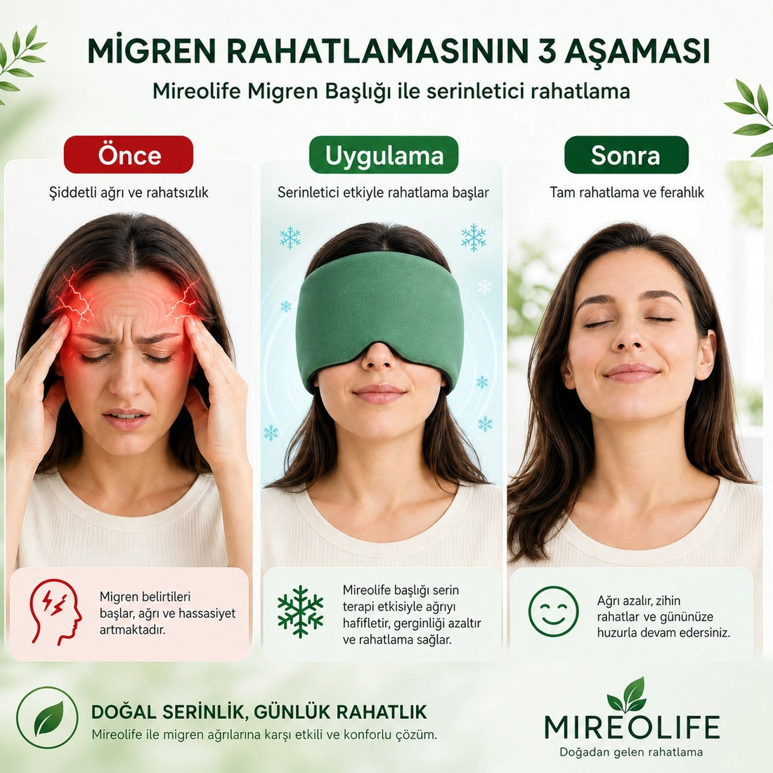 İlaçsız Baş Ağrısı Rahatlatma Yöntemleri