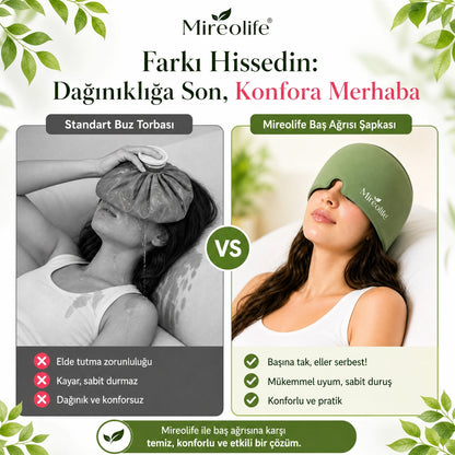 MİREOLİFE ® RAHATLATICI JEL MİGREN KAFA BANDI