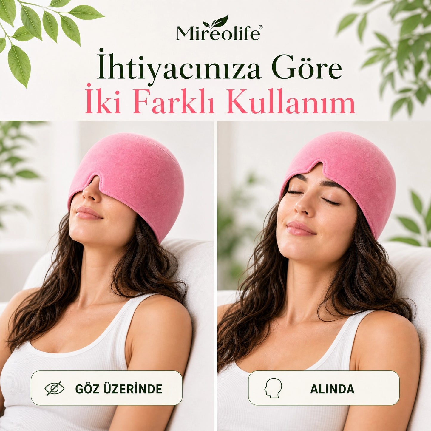 MİREOLİFE ® RAHATLATICI JEL MİGREN KAFA BANDI